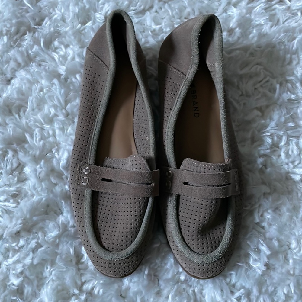 Gray Lucky Brand Slip On Loafers - Picture 2 of 4